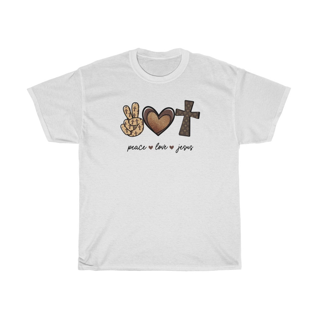 Peace Love Jesus Monogram