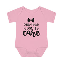 Load image into Gallery viewer, Crib Hair Don&#39;t Care Onesie
